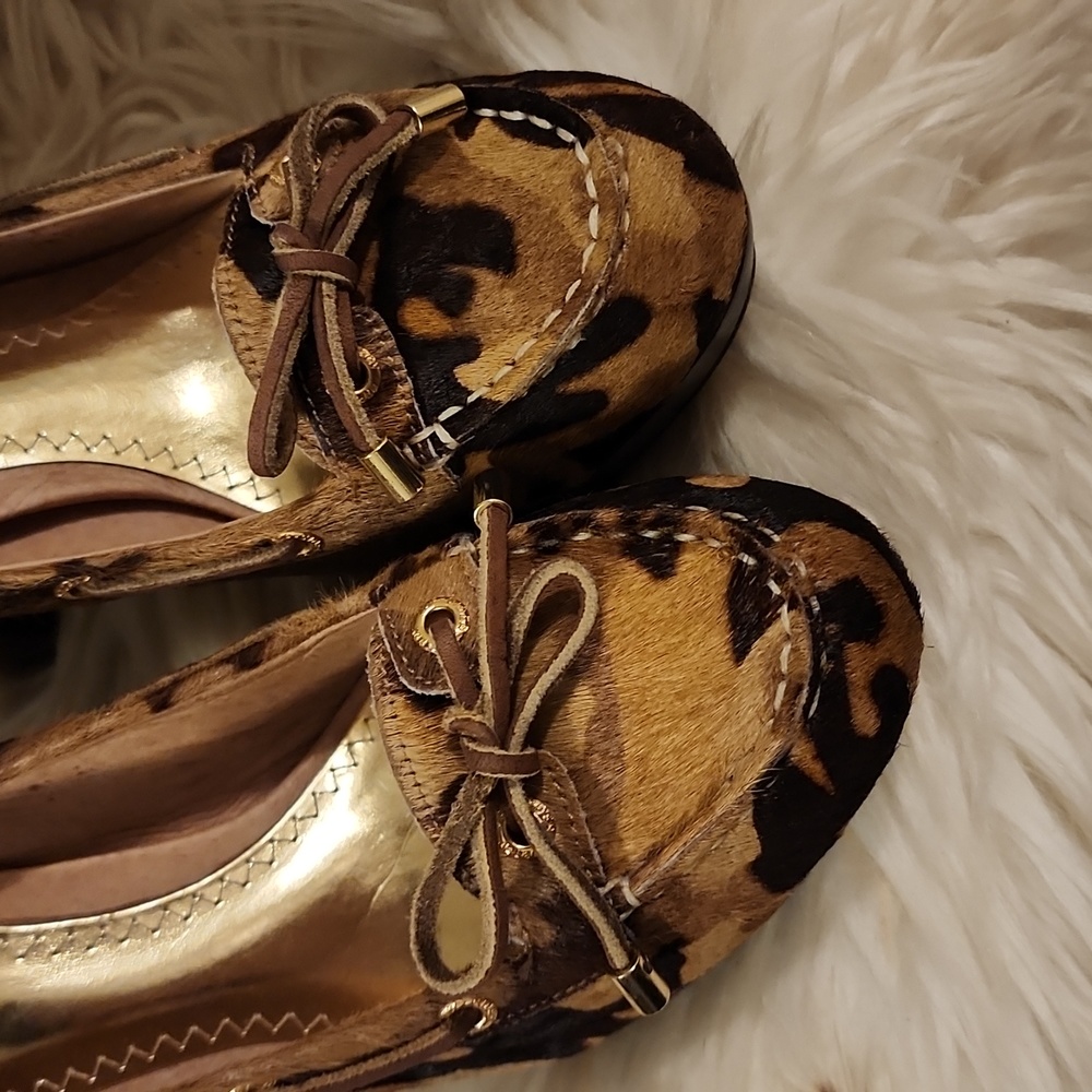 Horse Hair Sperry Top Sider Platform